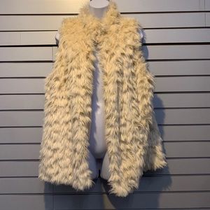 Faux Fux & Knit Reversible Sweater Vest